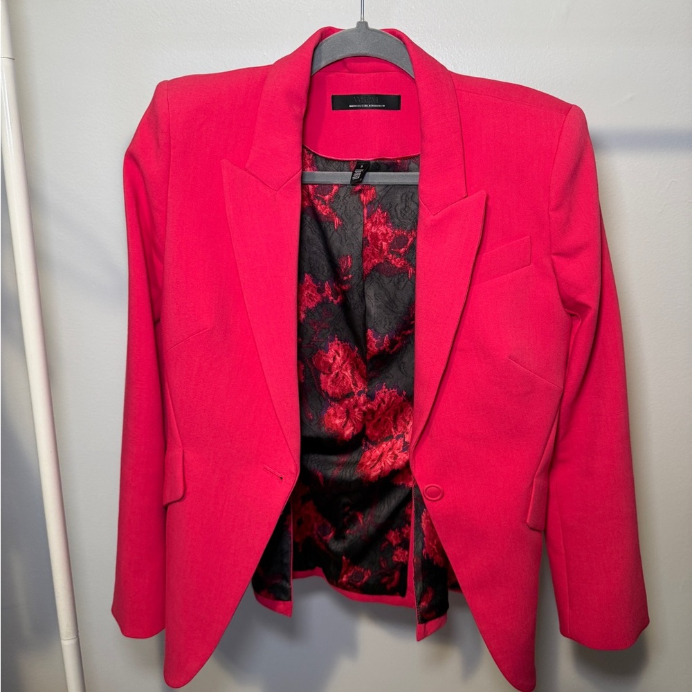 White House Black Market Vibrant Pink Blazer